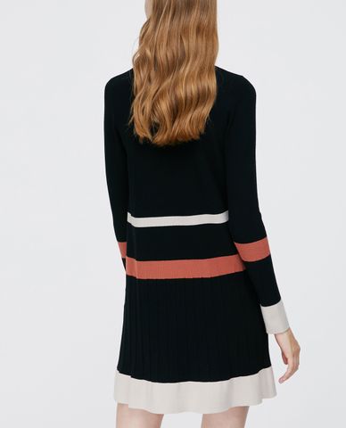  MAX&Co. - Đầm mini phom ôm cổ cao tay dài Ribbing 