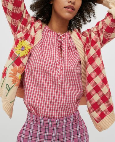  MAX&Co. - Áo khoác cardigan nữ cổ V phối nút Pregio 