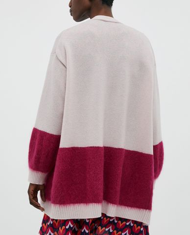  MAX&Co. - Áo cardigan nữ tay dài cổ V Colour Block 