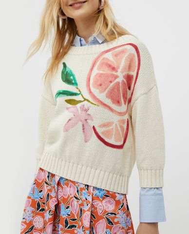  MAX&Co. - Áo len nữ cổ tròn tay dài Presente 