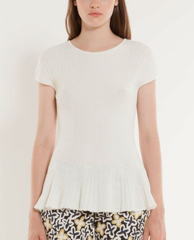  MAX&Co. - Áo kiểu nữ ngắn tay kẻ sọc hiện đại 