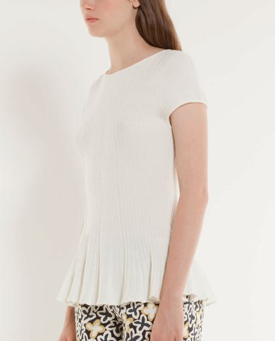  MAX&Co. - Áo kiểu nữ ngắn tay kẻ sọc hiện đại 