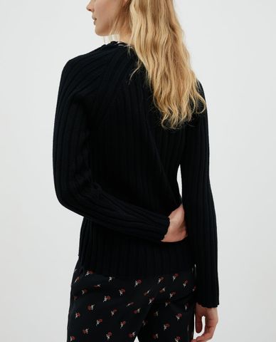  MAX&Co. - Áo dệt kim nữ cổ tròn tay dài phom ôm Pablo 