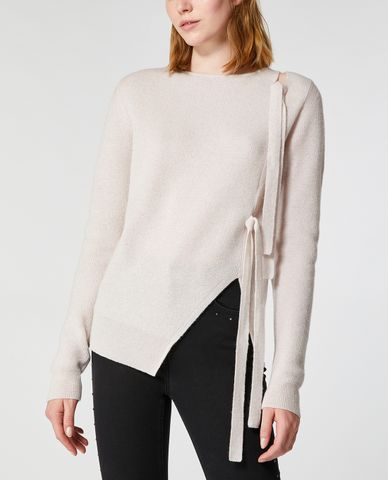  MAX&Co. - Áo sweater nữ tay dài cổ tròn Lamé Wool And Cashmere 