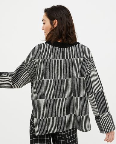  MAX&Co. - Áo dệt kim nữ cổ tròn tay dài Notte 