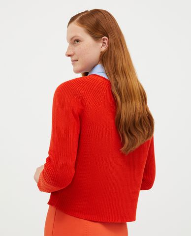  MAX&Co. - Áo dệt kim nữ cổ thuyền tay dài Rondine 