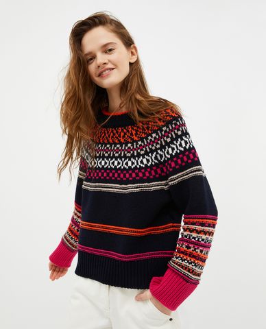  MAX&Co. - Áo sweater nữ họa tiết Magritte 