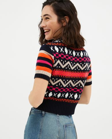  MAX&Co. - Áo dệt kim nữ tay ngắn Ametista 