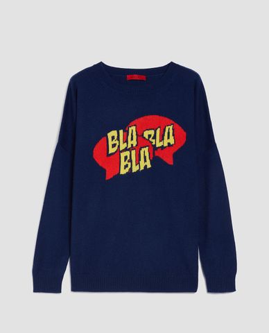  MAX&Co. - Áo sweater nữ cổ tròn tay dài Lovely 