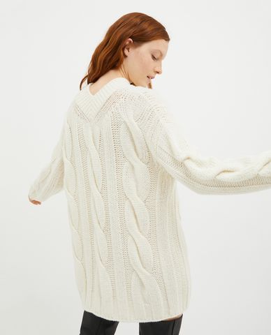  MAX&Co. - Áo dệt kim nữ tay dài phom oversized Florence 