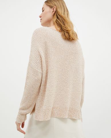  MAX&Co. - Áo dệt kim nữ cổ thuyền tay dài Pralina 