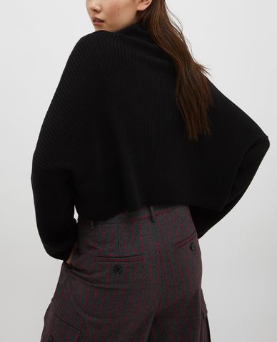  MAX&Co. - Áo sweater nữ phom ngắn tay dài cổ lọ Sfizio 