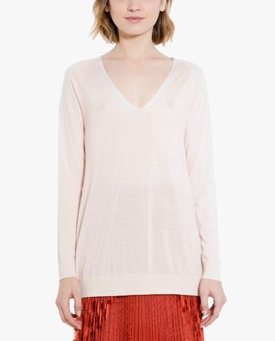  MAX&Co. - Áo len nữ cổ V tay dài Cordiale 