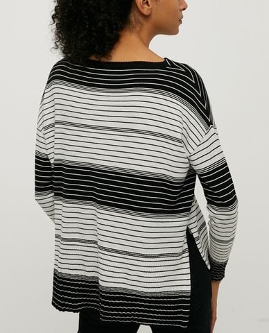  MAX&Co. - Áo len nữ tay dài cổ thuyền xẻ lai Sagitta 