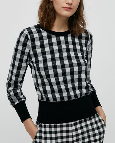  MAX&Co. - Áo len nữ tay dài Checkered 
