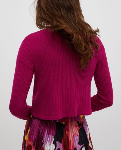  MAX&Co. - Áo khoác cardigan nữ cổ V tay ngắn hiện đại Silvia 