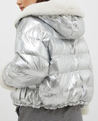  MAX&Co. - Áo khoác phao nữ phối mũ Specchio 