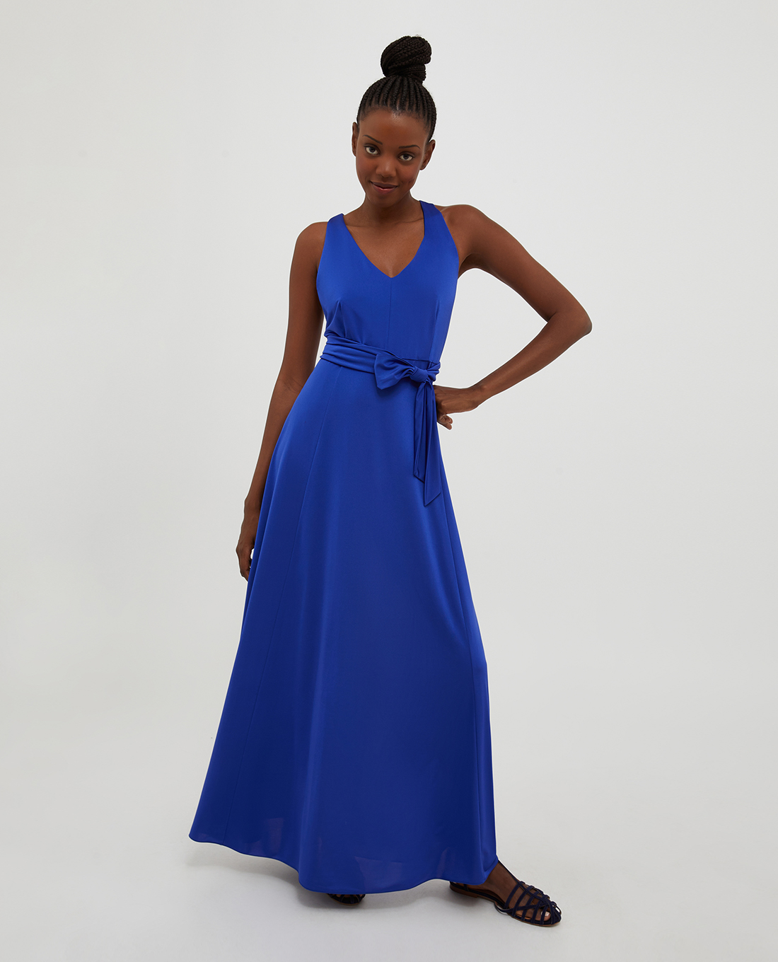 MAX&Co. - Đầm hai dây maxi cổ V Annarita