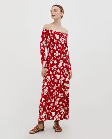  MAX&Co. - Đầm trễ vai maxi tay dài phom suông Gas 