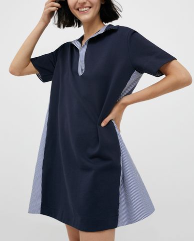  MAX&Co.- Đầm mini cổ bẻ ngắn tay phom suông thời trang Darsi 