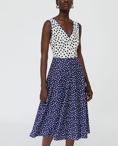  MAX&Co. - Đầm midi cổ V sát nách Jersey 