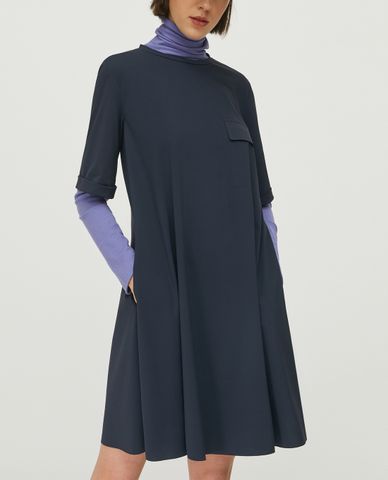  MAX&Co. - Đầm mini ngắn tay phom xòe Techno Jersey 