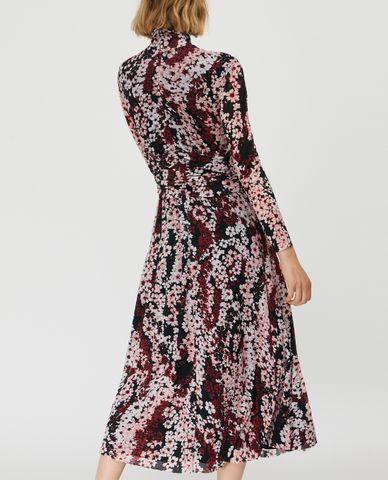  MAX&Co. - Đầm midi cổ cao tay dài Floral Tulle 