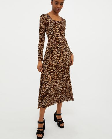  MAX&Co. - Đầm midi cổ vuông tay dài Atena 