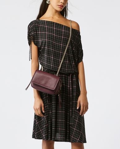  MAX&Co. - Đầm mini cổ thuyền sọc caro Condor 