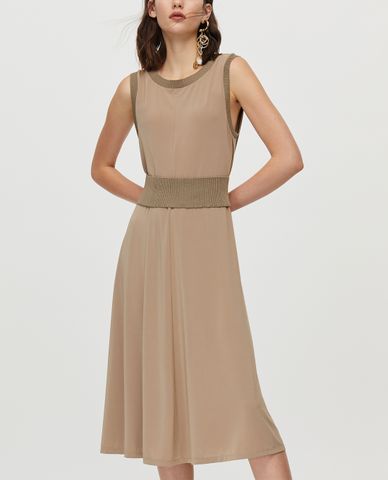  MAX&Co. - Đầm mini cổ tròn sát nách Crêpe Jersey 