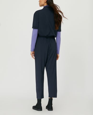  MAX&Co. - Jumpsuits nữ cổ bẻ tay ngắn Techno Jersey 