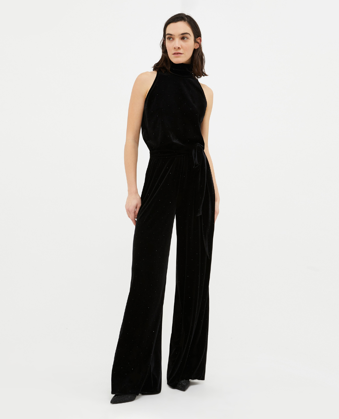 MAX&Co. - Jumpsuits nữ sát nách cổ trụ Minnie