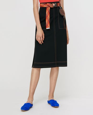  MAX&Co. - Chân váy midi xẻ tà A Line 