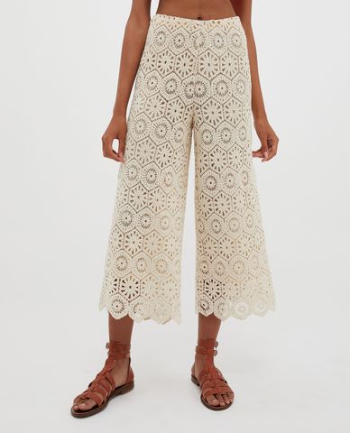  MAX&Co. - Quần nữ ống rộng lưng thun Olivella 