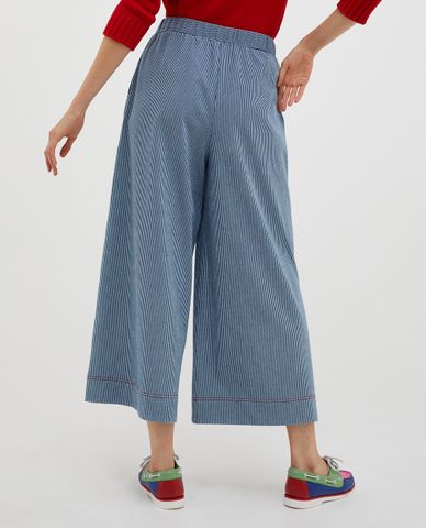  MAX&Co. - Quần nữ ống rộng lưng thun Sfuso 