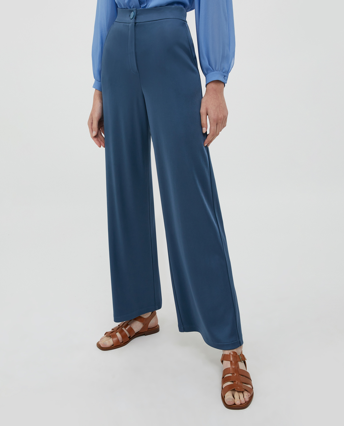MAX&Co. - Quần nữ ống rộng lưng cao Caporal