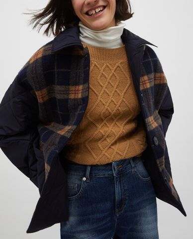  MAX&Co. - Áo khoác kiểu nữ cổ bẻ phom suông hiện đại Corvino 