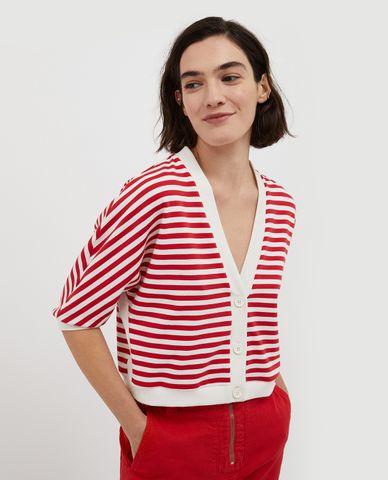  MAX&Co. - Áo khoác cardigan nữ cổ V tay ngắn Bosco 