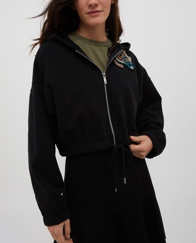  MAX&Co. - Áo khoác nữ phối mũ dáng lửng Cripta 