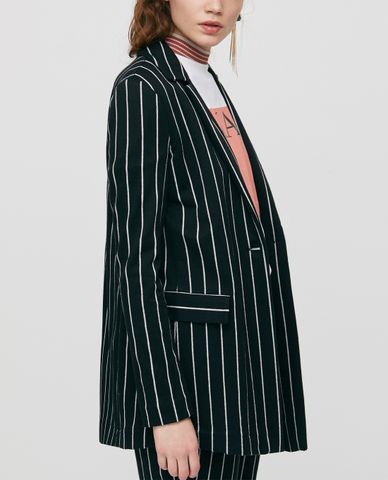  MAX&Co. - Áo blazer nữ kẻ sọc thời trang 