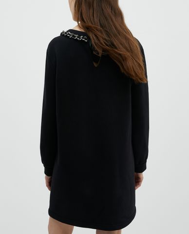  MAX&Co. - Đầm mini sweatshirt tay dài Chain And Ribbons 