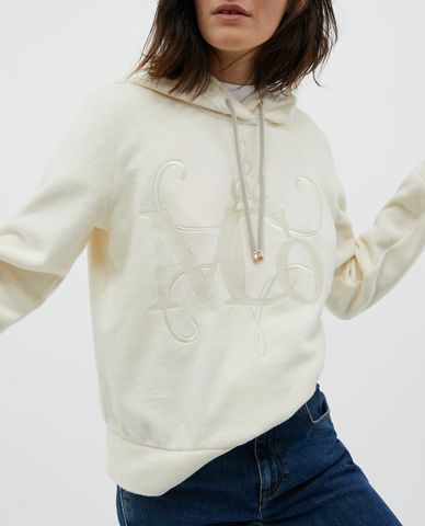  MAX&Co. - Áo hoodie nữ mũ trùm Monogram 