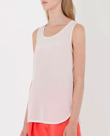  MAX&Co. - Áo thun nữ sát nách cổ tròn Corner 