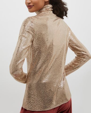  MAX&Co. - Áo kiểu nữ cổ lọ tay dài Costume 