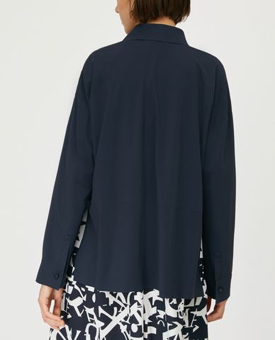  MAX&Co. - Áo sơ mi nữ tay dài cổ bẻ Techno Jersey 