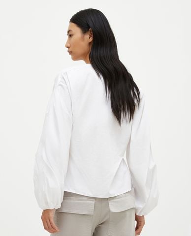  MAX&Co. - Áo kiểu nữ cổ V tay dài Trama 