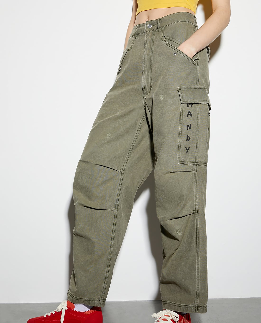 MAX&Co. - Quần ống rộng phối túi hộp cá tính Handy Candies