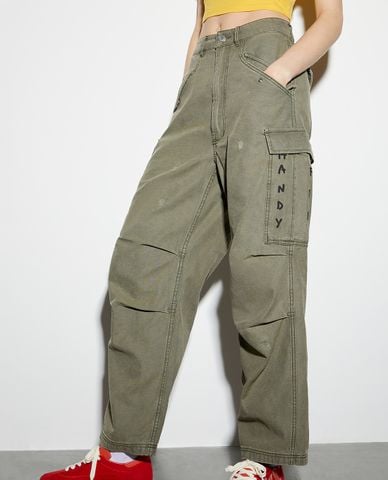  MAX&Co. - Quần ống rộng phối túi hộp cá tính Handy Candies 