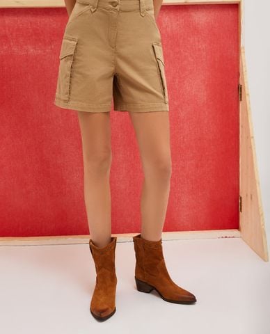  MAX&Co. - Quần short ống đứng phối túi nắp gập Salta 