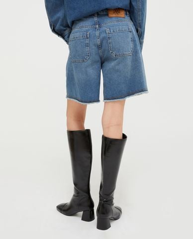  MAX&Co. - Quần short jeans nữ ống rộng Himare 